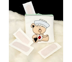 Stickdatei - Aua Bär Doodle